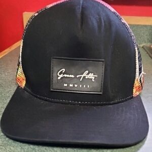 GRACE FOLLY  Palm Beach trucker hat.